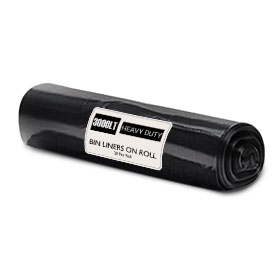 3000Ltr Heavy Duty Bin Liner 65<span style="text-transform:lowercase;">um</span> - Black [20 Roll]