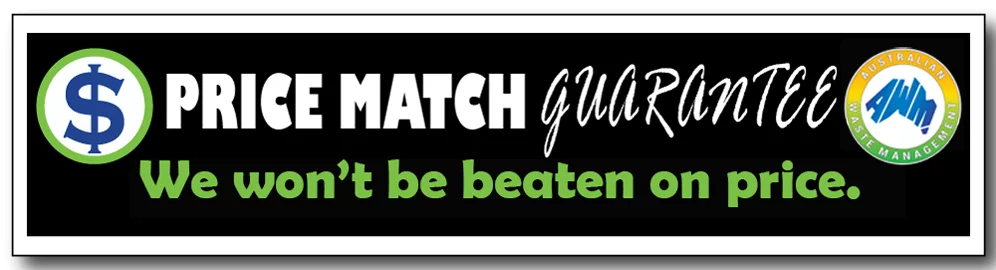 Price Match Guarantee AWM. We won't be beaten on price.