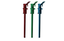Image of 3 Colured Bin Stands